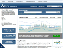 Tablet Screenshot of foex.fi